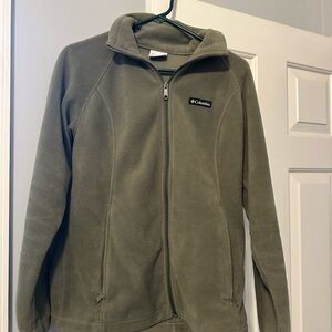 Columbia Green/Gray Fleece Jacket